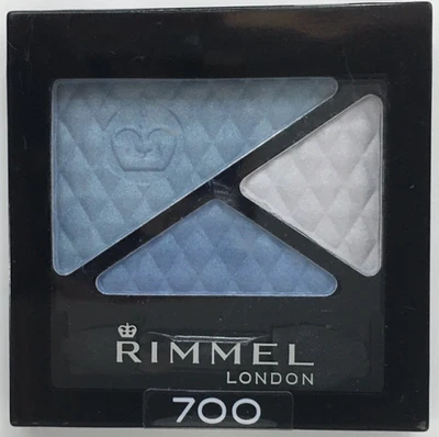 NEW Rimmel London Glam Eyes Trio Eye Shadow MARITIME #700 Blue White Aqua - Image 1 of 2
