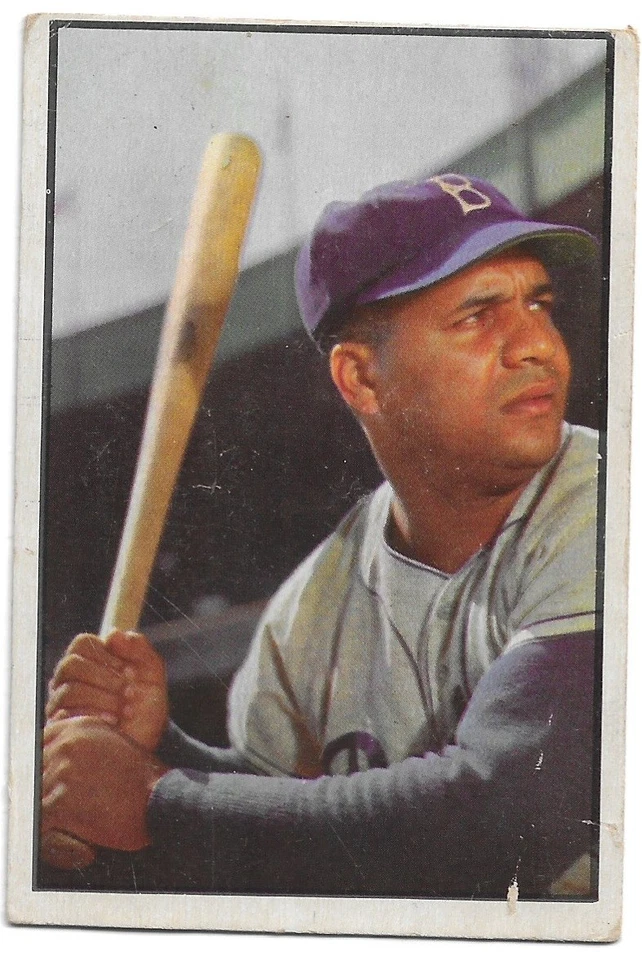 1953 年 Bowman Color 棒球 46 Roy Campanella 布鲁克林/洛杉矶道奇队名人堂状况极佳 — 第 1/2 张图片