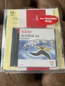 Adobe Acrobat 6.0 Standard For Windows w/ Serial Number BUNDLE Brand New Sealed - Picture 1 of 4