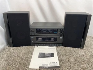 GE AM/FM Stereo with Dual Cassette Deck & Equalizer Model# 11-8040A - Picture 1 of 24