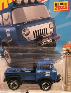 2021 Hotwheels,Indigo Blue, Baja Blazers '57 Jeep FC Off Road 4x4... - Picture 1 of 12