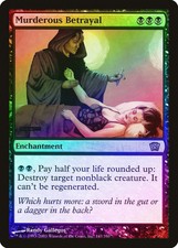 Murderous Betrayal FOIL 8th Edition NM Black Rare MAGIC MTG CARD ABUGames