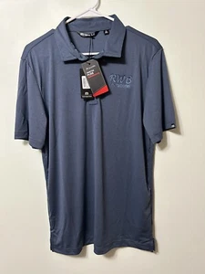 Camisa Polo de Golf Travis Mathew Para Hombres M Azul Manga Corta NUEVA CON ETIQUETAS RWB Invitational - Imagen 1 de 9