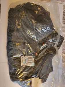 IZOD MEN'S ZIP UP SWEATER FLEECE JACKET WITH SOFT SHELL PATCHES, BLACK, L - Picture 1 of 4