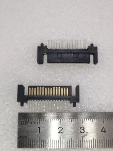 10pcs SATA15P male socket direct insertion 180-degree double harpoon position - Picture 1 of 1