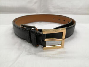 lHERMES Leather belt Women's Accessories made in France L 82-89 cm Used