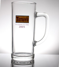 Tetley's St. George's Day 2005 Beer Glass Tankard 0.5L