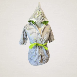 Saint Eve Hooded Shark Terrycloth Robe Size S 5/6 - Picture 1 of 5