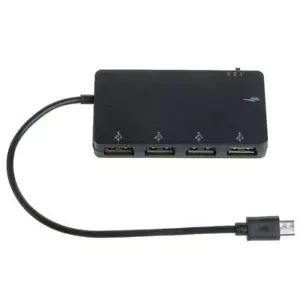 Micro OTG 4 Port Hub Power Charging Cable USB Adapter For Smartphone Tablet - Picture 1 of 8
