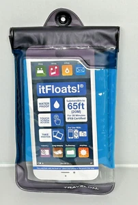 Travelon itFloats! Waterproof Pouch for Smartphone/Camera - Submersible to 65ft - Picture 1 of 4