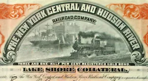 Lot 10x New York Central + Hudson River Railroad Eisenbahn Gold Anleihe 1913 USA - Bild 1 von 2