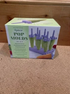 Hard To Find Popsicle Molds - (6) Space Pop Molds by Williams Sonoma - Picture 1 of 2