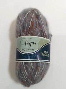 PHENTEX Vegas Knitting Crochet yarn 1 Skeins, 40g Each, Color-Cendre, NEW - Picture 1 of 5
