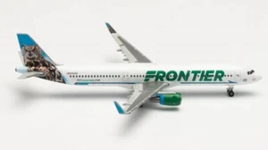 New! Herpa 535830 1:500 Frontier Airlines Airbus A321 "Otto" reg. N701FR diecast - Picture 1 of 1