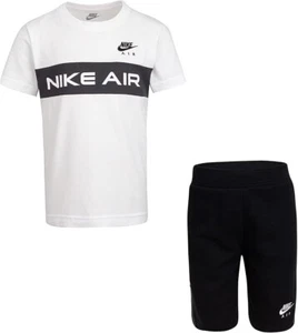 Nike Boy's NSW Short Sleeve Air Shorts Set (Little Kids) Size 4 - Picture 1 of 4