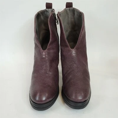 Botín Free People Wine Guijarro Cuero Plataforma Tacón EU 39 / US 8.5 - 9 Foto 1 de 4