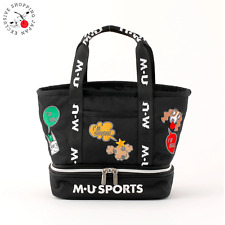 MU Sports Golf Ladies Women Cooling Pocket Pouch Tote Hand Bag 703Q2018 Black JP