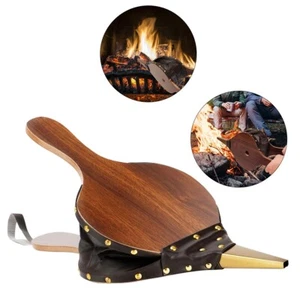 Fireplace Wood Bellows Log Fire Air Blower Tool - Picture 1 of 6
