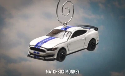 White 2015 Ford Shelby Cobra GT350 Christmas Ornament Mustang GT-350 Adorno - Image 1 of 4
