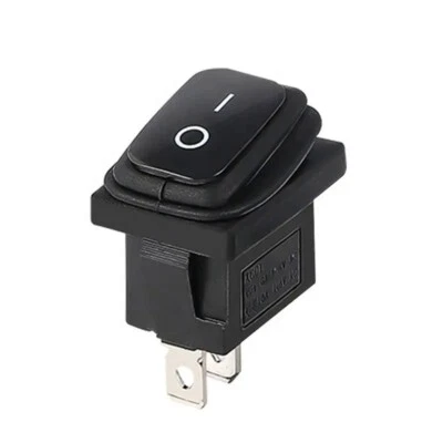 LEVSEB Waterproof IP65 Rocker Switch 250V 6A AC/DC, KCD1 19x13mm, 2 Pin ON/OFF