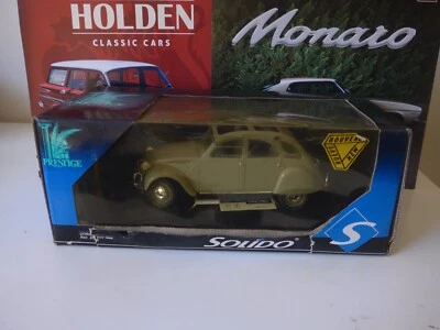 1966 Citroen 2cv 1:18 diecast model Made in France by Solido - Image 1 of 4