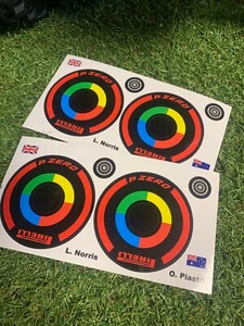 Wheel Sticker for Lego 42141 McLaren F1 Red (4) - Picture 1 of 6