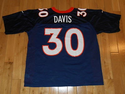 Camiseta réplica vintage de los 90 NIKE Terrell Davis Denver Broncos para hombre equipo de la NFL XL 48 Foto 1 de 4