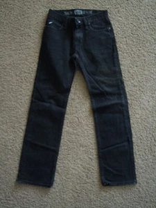 VANS Boys JEANS black size 10 Straight leg - Picture 1 of 4