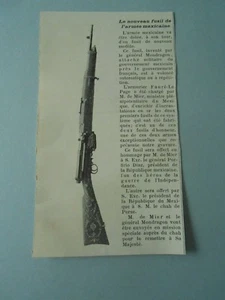 Le Nouveau fusil de l'armée Mexicaine 1904 Image Print - Imagen 1 de 1