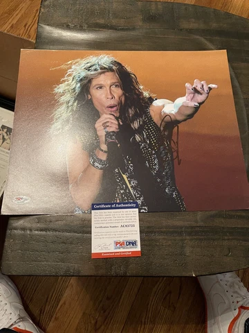 Steven Tyler Signed 11x14 Photo Autographed With PSA Authentication Aerosmith Cover