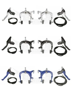 PROMAX ALLOY FRONT OR REAR BRAKE SET FOR BEACH CRUSIER CALIPER LEVER CABLE BIKES - Picture 1 of 10