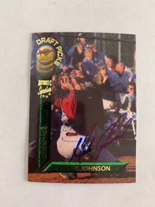 1994 Signature Rookies Draft Picks Signatures #25 Mark Johnson /7750 AUTO - Picture 1 of 2