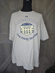 Camiseta majestuosa temporada final del Yankee Stadium 1923-2008 de los New York Yankees talla XL - Imagen 1 de 3