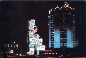 Sands Hotel Las Vegas Nevada Wayne Newton Performing Advertising Postcard - Picture 1 of 2