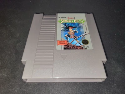 Castlevania II 2: Simon's Quest Authentic Nintendo NES NRMT cond game cartridge - Image 1 of 3