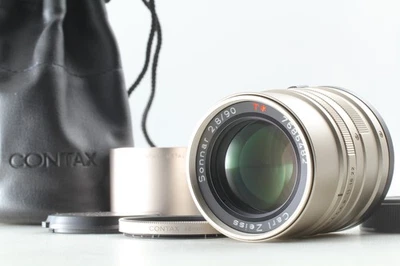 [COMO NUEVO con Estuche] Lente Contax Carl Zeiss Sonnar T* 90 mm f2,8 para G1 G2 de JAPÓN - Imagen 1 de 4