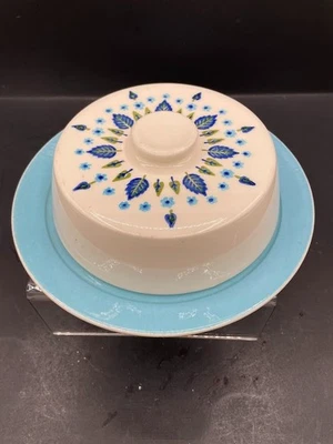 MarCrest Swiss Alpine Chalet Covered Butter Cheese Dish MCM Retro READ - Image 1 of 4