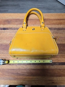 Kate Spade kleine Ledertasche senfgelb - Bild 1 von 16