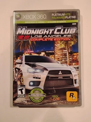 Midnight Club: Los Angeles Complete Edition (Microsoft Xbox 360, 2009) CIB ! - Image 1 of 4