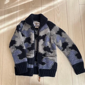 AVIREX Kanata Cowichan Strickweste Japan Wolle Vintage Style - Bild 1 von 8