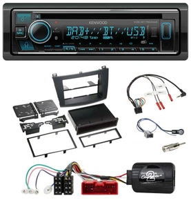 Kenwood Lenkrad Bluetooth DAB USB CD Autoradio für Mazda 3 2009-2013 analog - Bild 1 von 10
