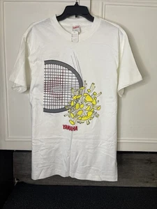 Camiseta De Colección Años 80 90 Yamaha EOS Tenis Para Hombres L Grande EE. UU. Puntada Única Gráfica - Imagen 1 de 3