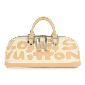 Louis Vuitton Graffiti Alma Horizontal Leder Handtasche Beige M92176 Gebraucht Kostenloser Versand - Bild 1 von 24