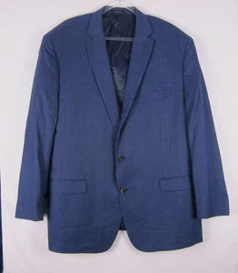 Lauren Ralph Lauren Blazer Uomo 42 Blu Navy Cappotto Sportivo Lana - Foto 1 di 8