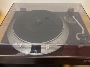 DENON DP1200 Direct Drive Record Player Turntable with record cleaner Japan Used - Picture 1 of 12