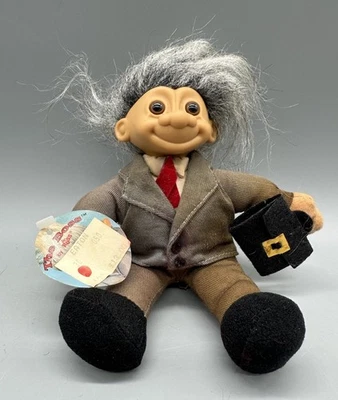 Vintage Troll Doll 6" The Boss Russ Plush Soft Body with tags - Image 1 of 4