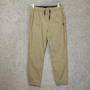 Hurley Youth Performance Jogger Size 14/16 Tan Khaki Stretch Pacer Twill $40 NEW - Picture 1 of 11