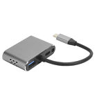 5In1 Docking Station TypeC To VGA USB3.0 PD Charging 3.5mm Notebo REL
