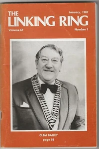 The Linking Ring Magic Magicians Magazines 1987 January - Picture 1 of 1