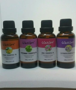 Therapeutic Pure Essential Aroma Diffuser Fragrance Oil 1 oz, 4 Pack Fragrances - Picture 1 of 14